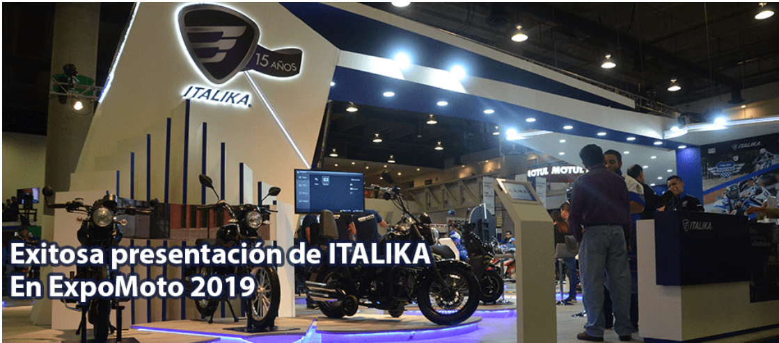 ITALIKA se presentó con éxito en Expo Moto 2019