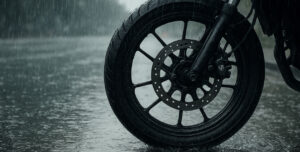 ¿Cómo manejar moto en lluvia de forma segura?